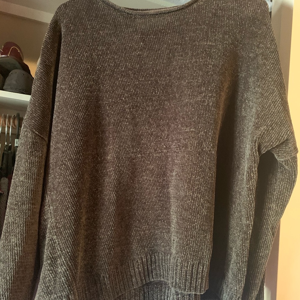 Green Chenille Sweater